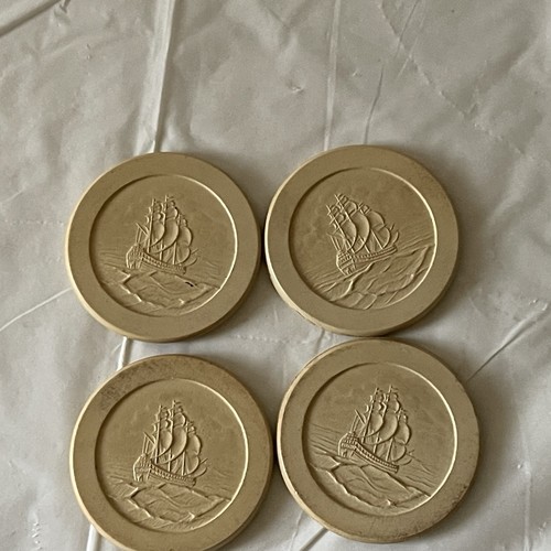 Antique clay poker chip - antique,